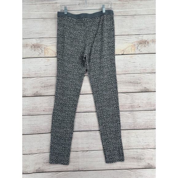 Holding Horses Anthropologie Geometric‎ Print Stretch Leggings Women's M Gray - Picture 2 of 11